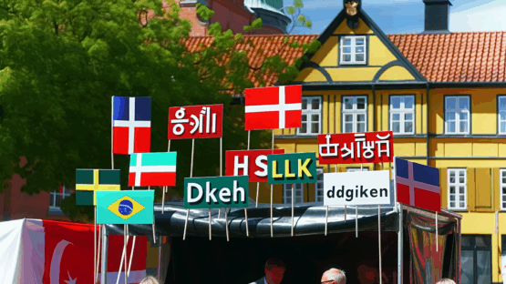 Flersproget valgkamp i Danmark skaber debat og udfordringer