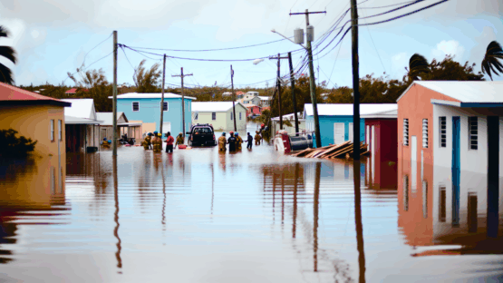 Orkanen Melissa har forårsaget omfattende ødelæggelser i Caribien