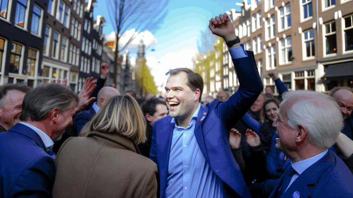 Højredrejningen er standset i Holland med D66 som største parti