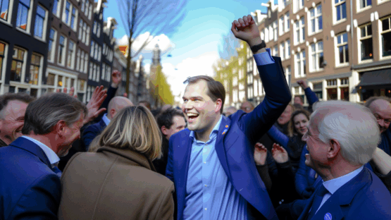 Højredrejningen er standset i Holland med D66 som største parti