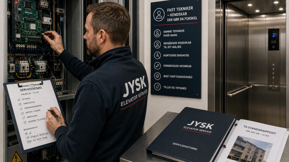 Den faste elevator tekniker – hvad relationen til anlægget reelt er værd