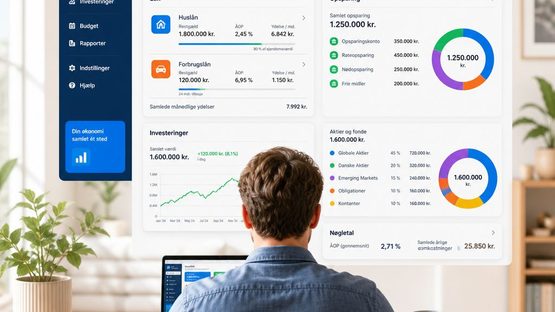 Smart overblik over lån, opsparing og investering